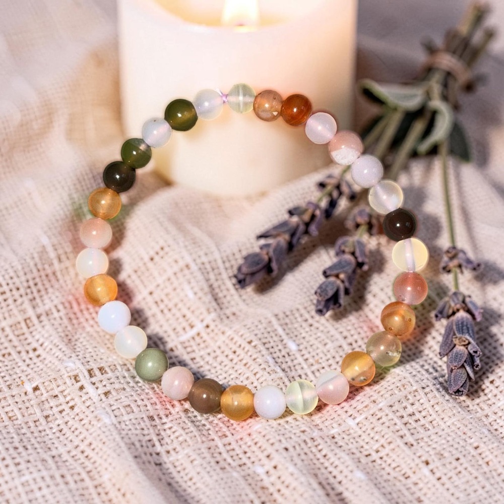 🆕 6mm Yanyuan Agate Bracelet 💕💚